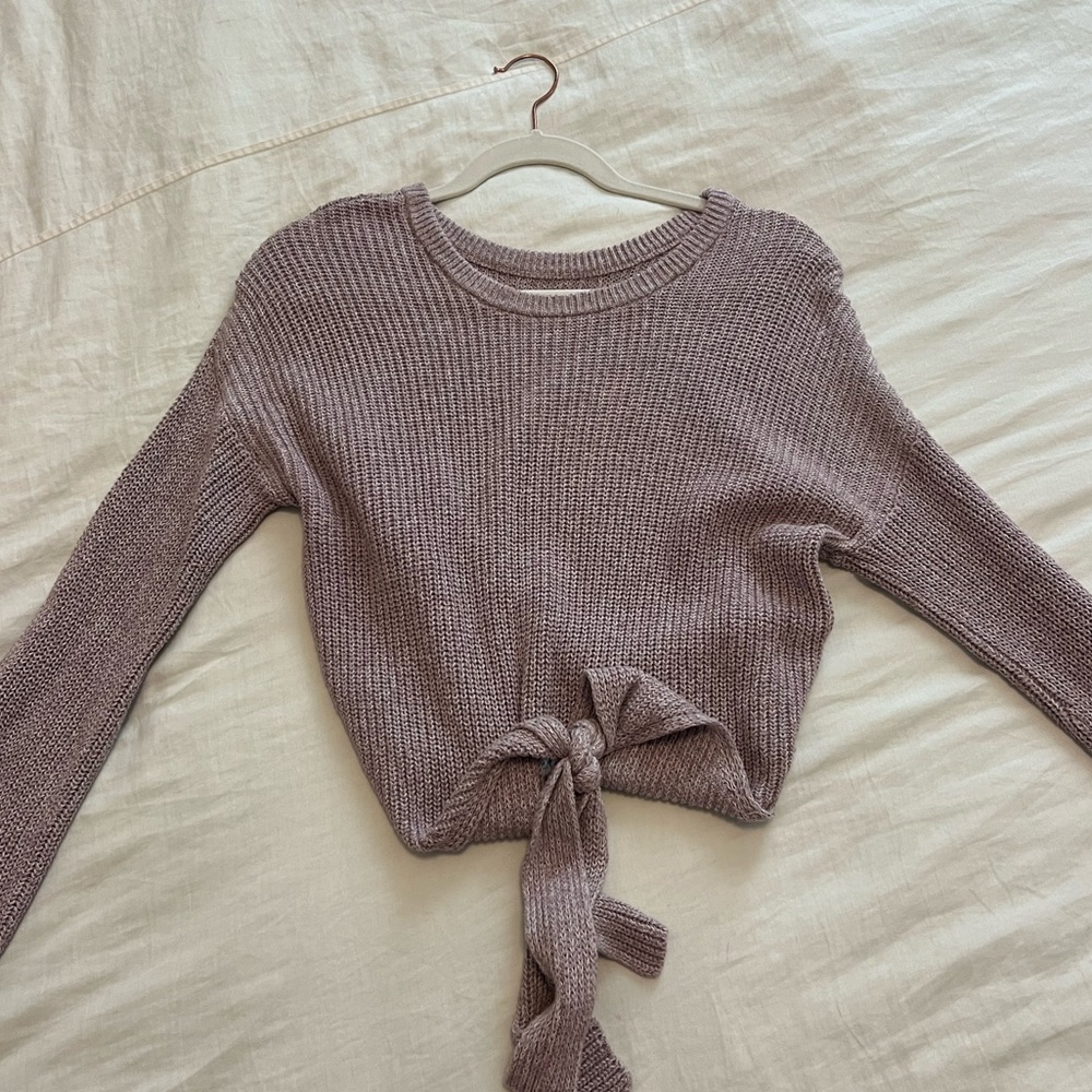 hollister purple sweater!